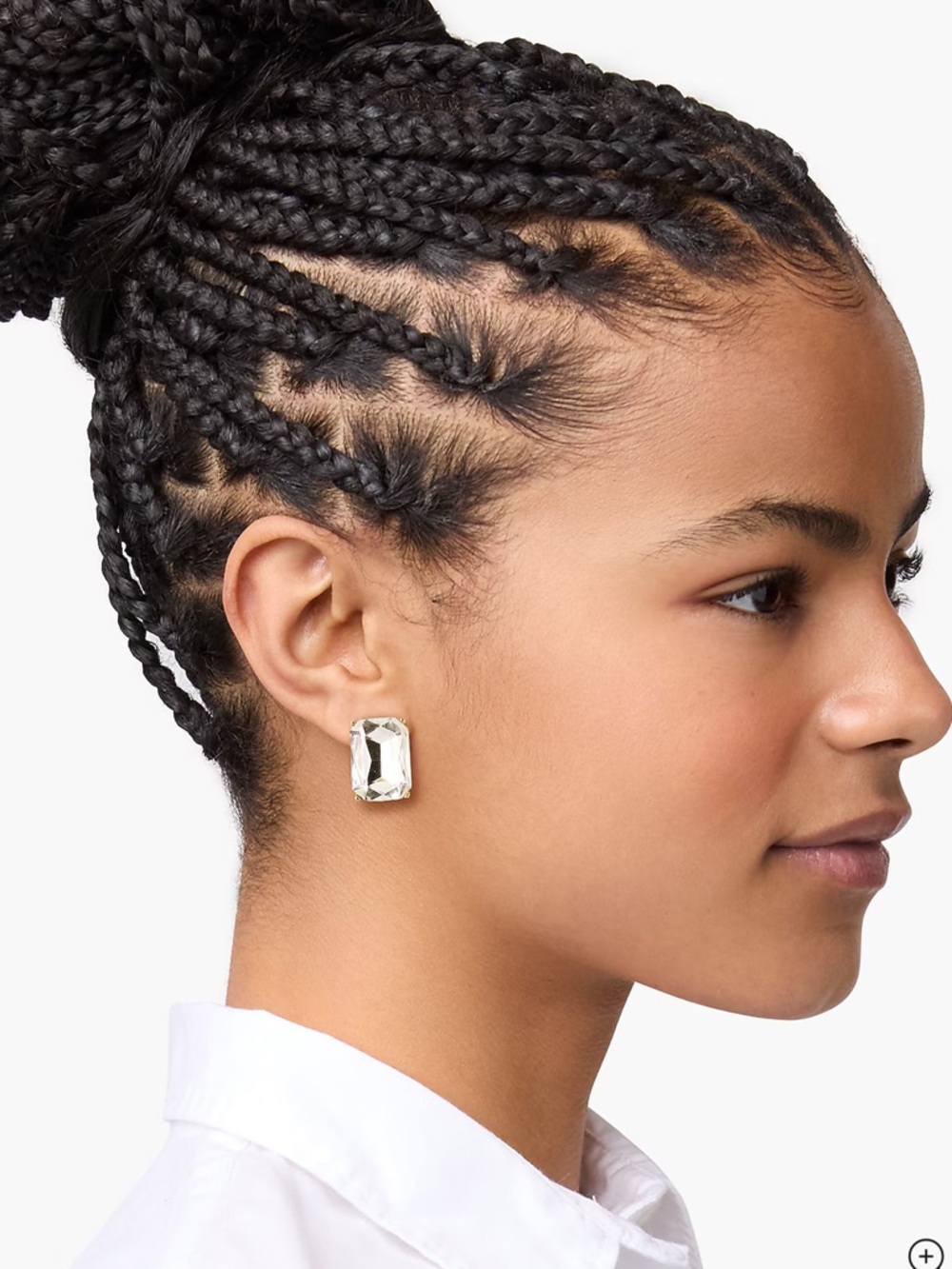 J. Crew Crystal Post Earrings